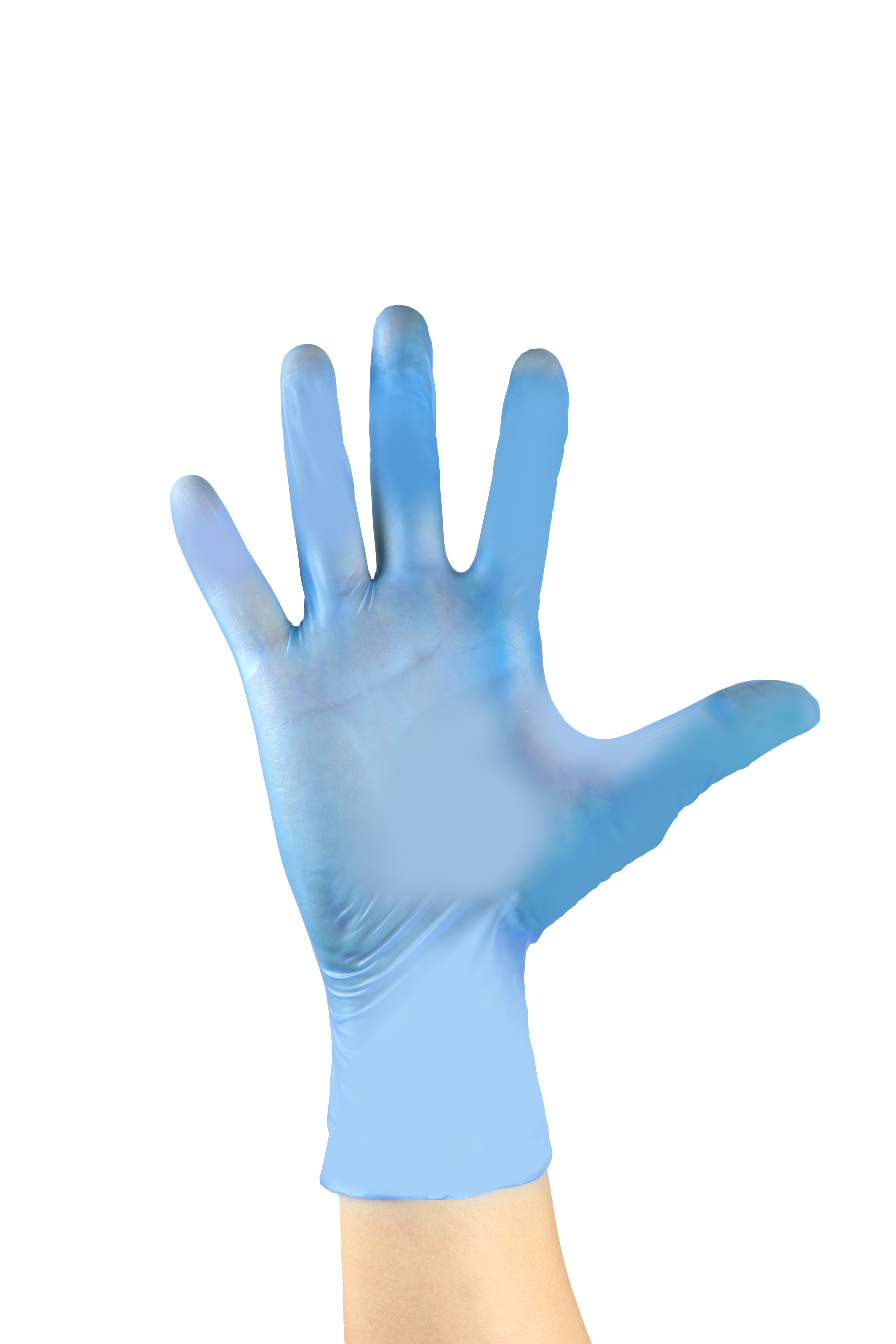 Vinyl Examination Gloves- Blue