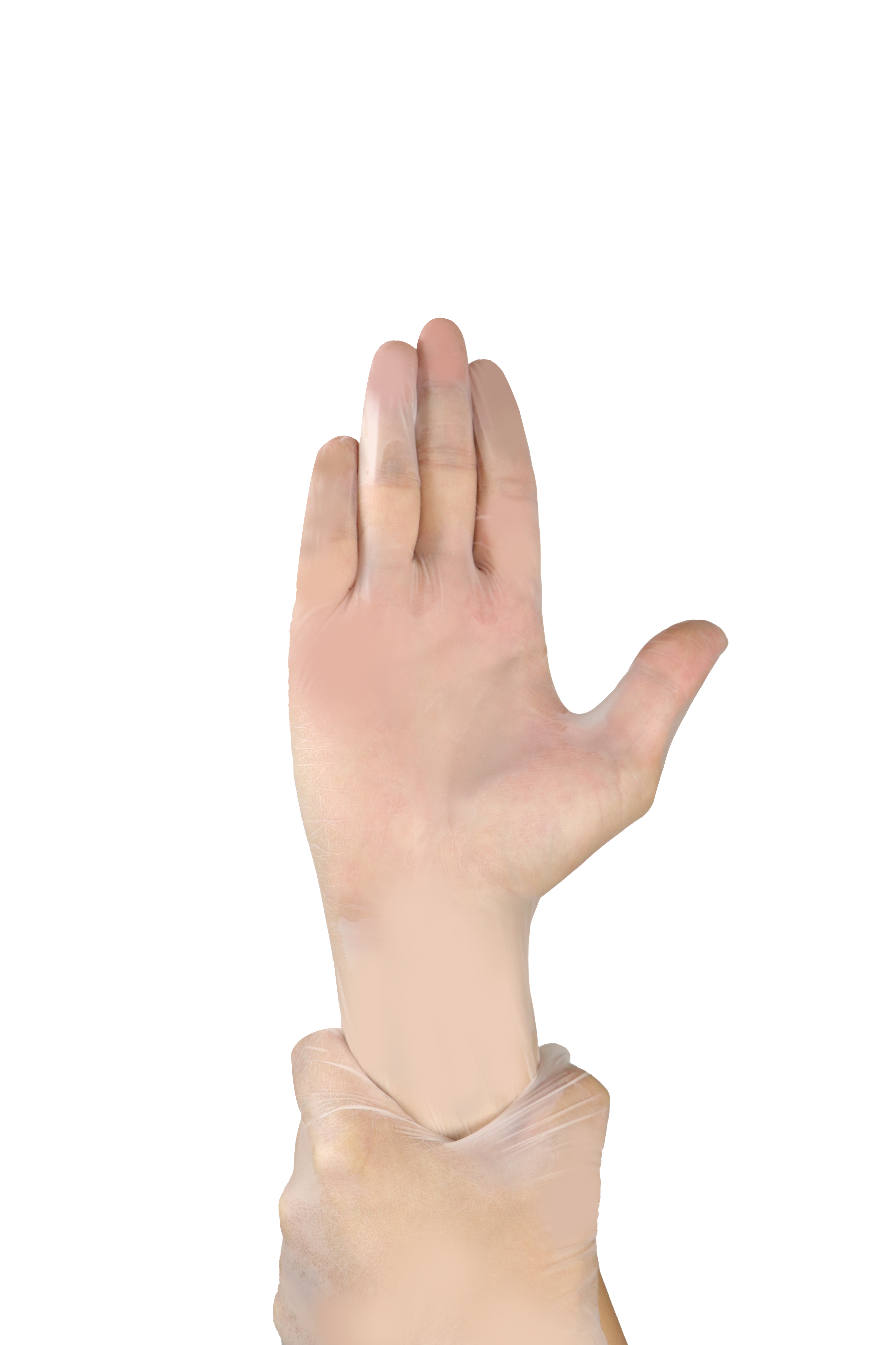 Vinyl Examination gloves- Clear