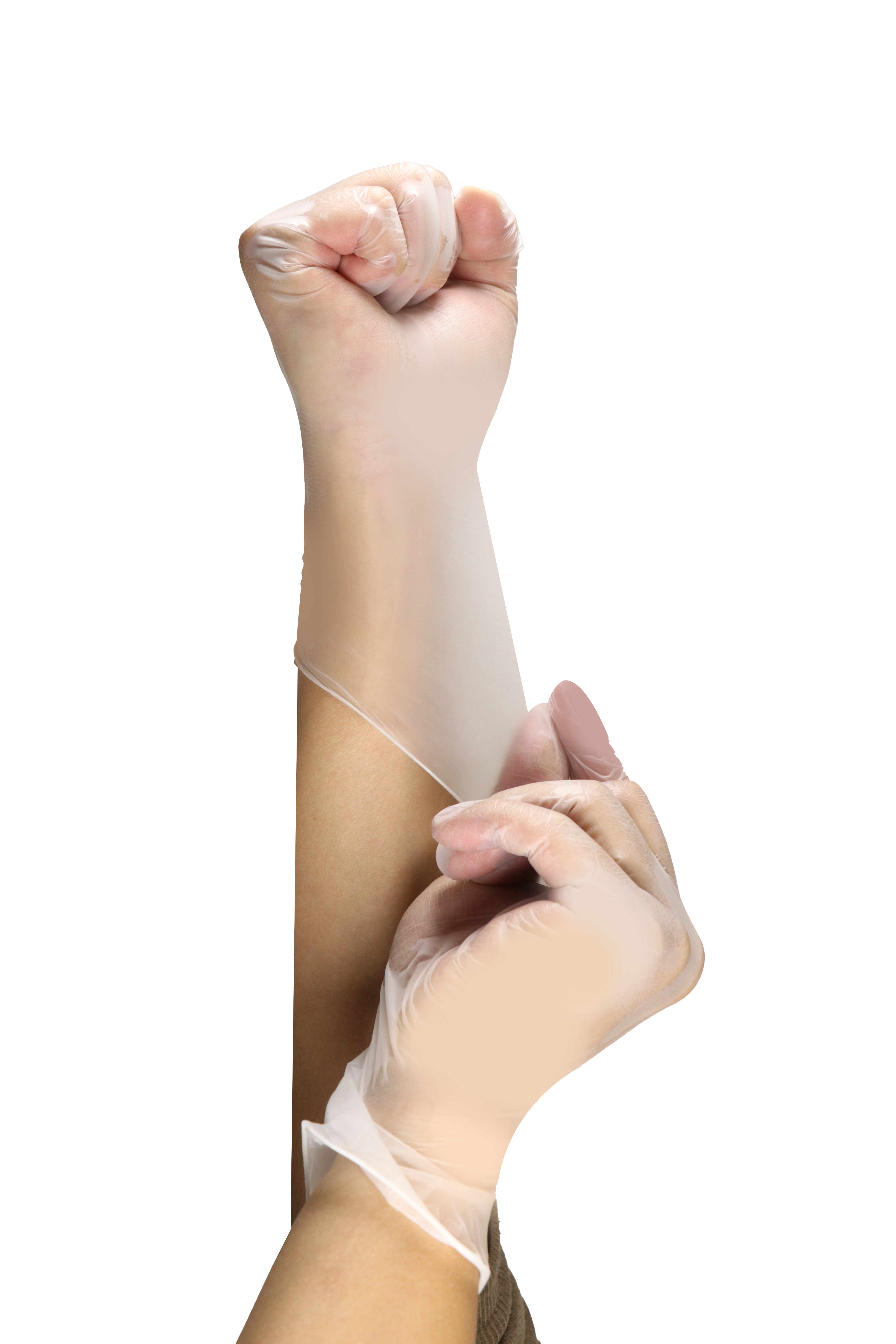 Vinyl Examination gloves- Clear