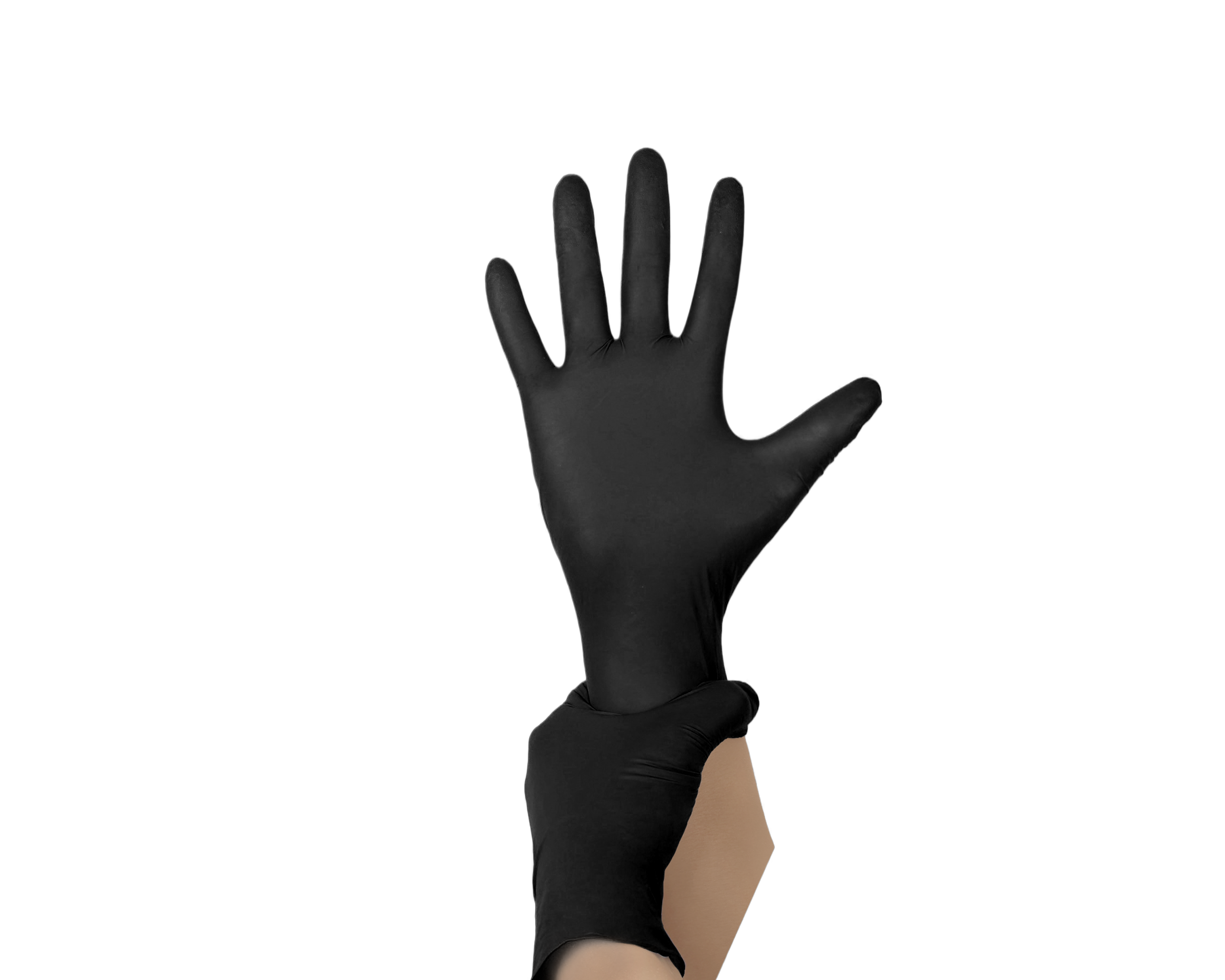 TouchFlex Nitrile Examination Gloves- Black