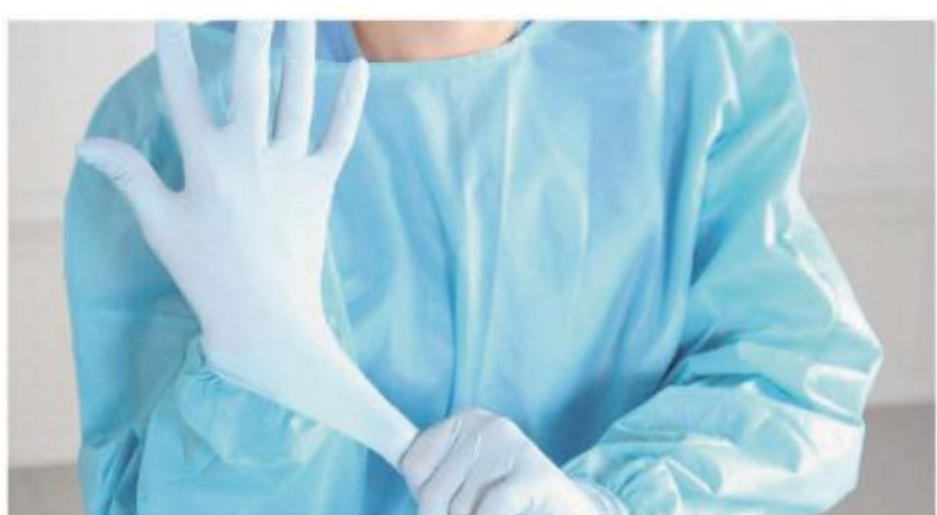 Medical Isolation Gown White, Blue, Yellow